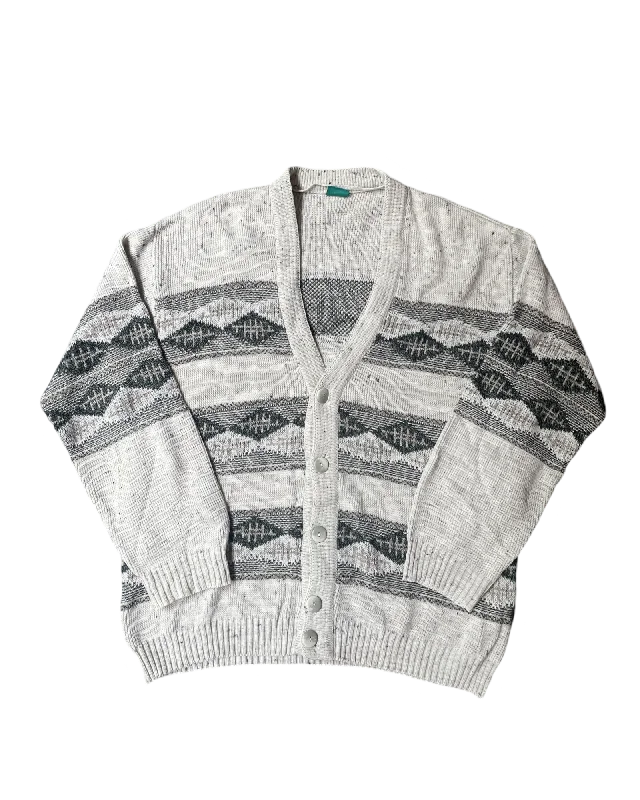 Vintage 80’s knit Cardigan Thin Thick Dense