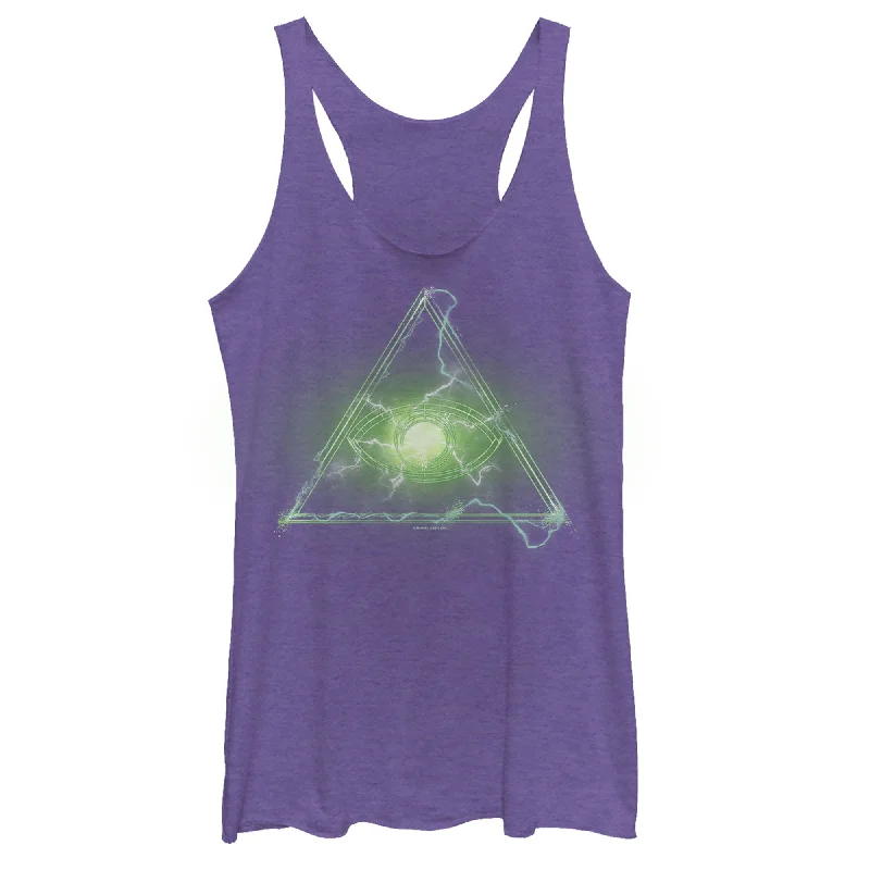 Women's Marvel Spider-Man: Far From Home Powerful Eye Racerback Tank Top layering tank top