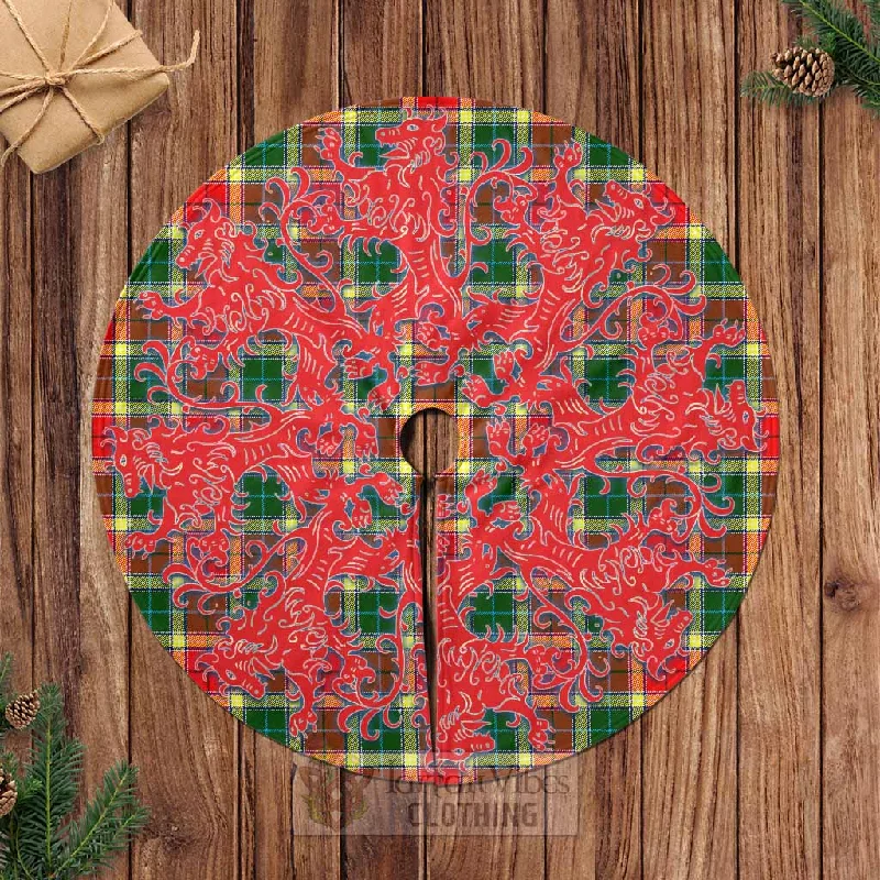 Gibson (Gibbs or Gibsone) Tartan Christmas Tree Skirt Lion Rampant Style corduroy skirt durable