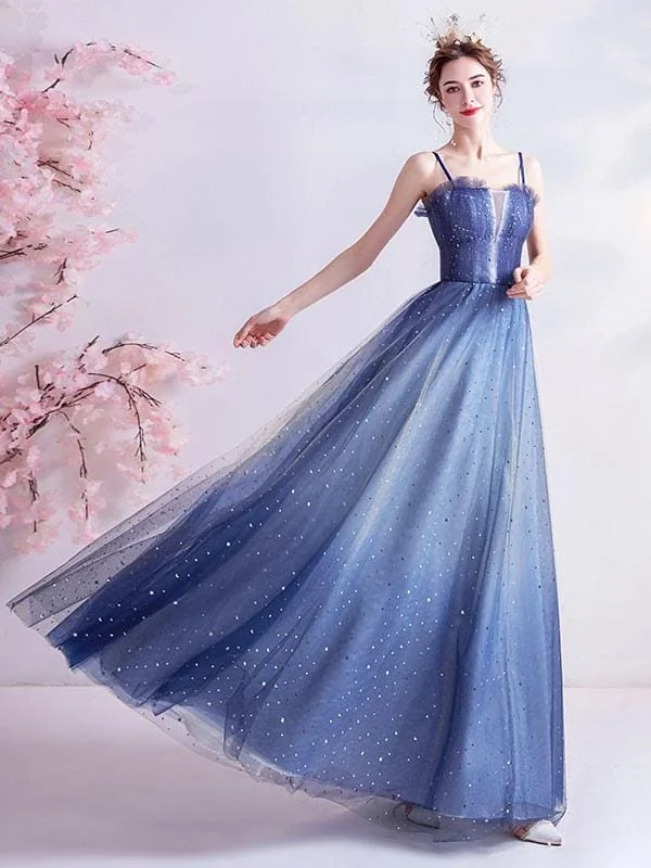 Evening Dress A Line Ankle Length Pleated Ankle Length Social Party Dresses Cami Maxi Dinner Dress High-Low Hemline Casual