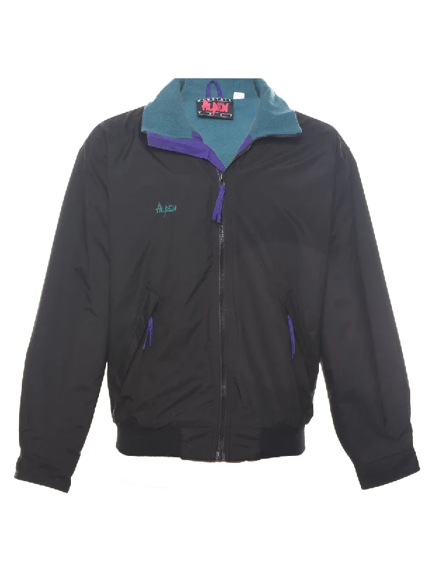 Black Nylon Jacket - S Satin Jacket Silk Jacket Chiffon Jacket