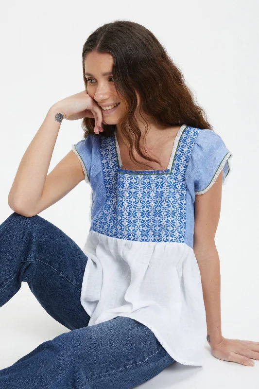 Jilly Tank Top in Lino black tank top