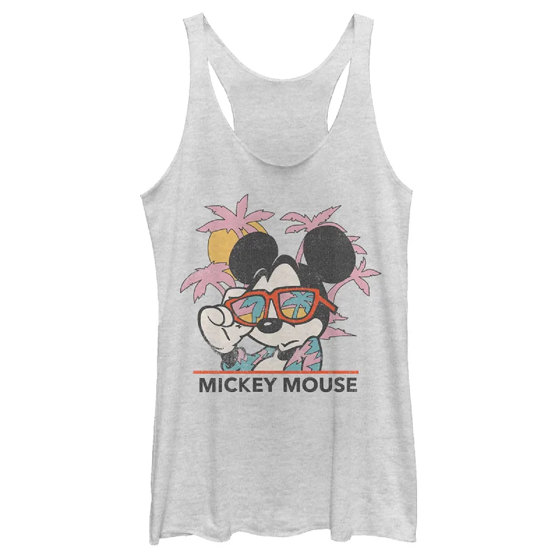 Women's Mickey & Friends Beach Ready Mickey Mouse Racerback Tank Top fashionable tank top