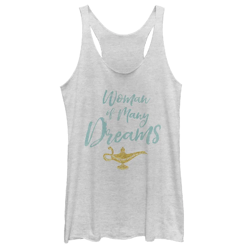 Women's Aladdin Dream Woman Racerback Tank Top solid color tank