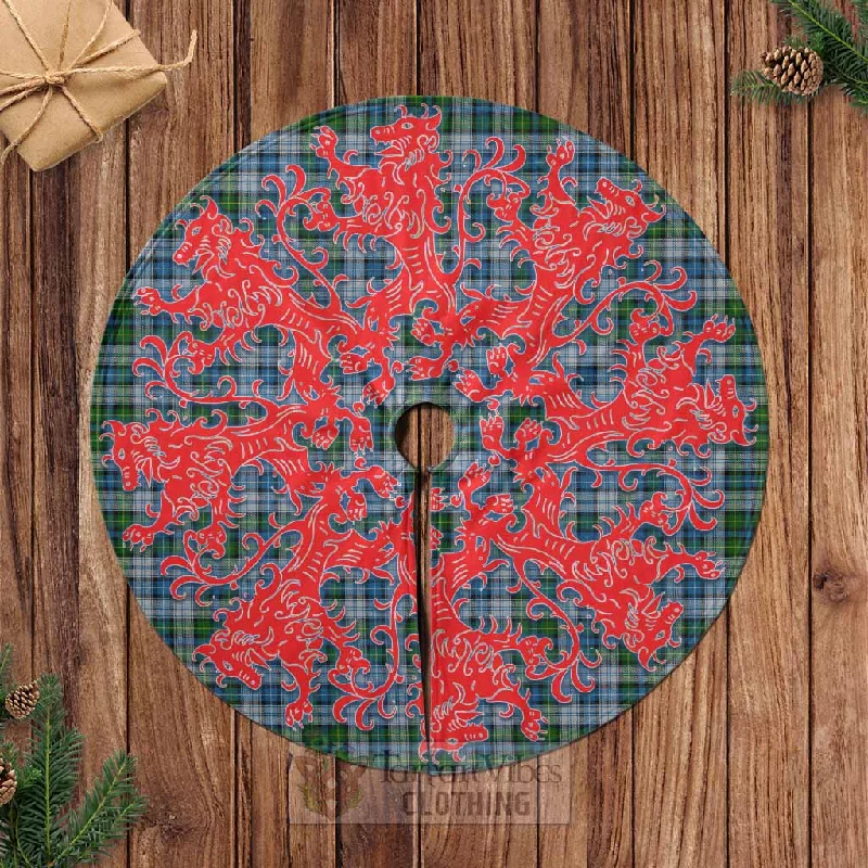 MacNeil (McNeil) Tartan Christmas Tree Skirt Lion Rampant Style chiffon skirt airy