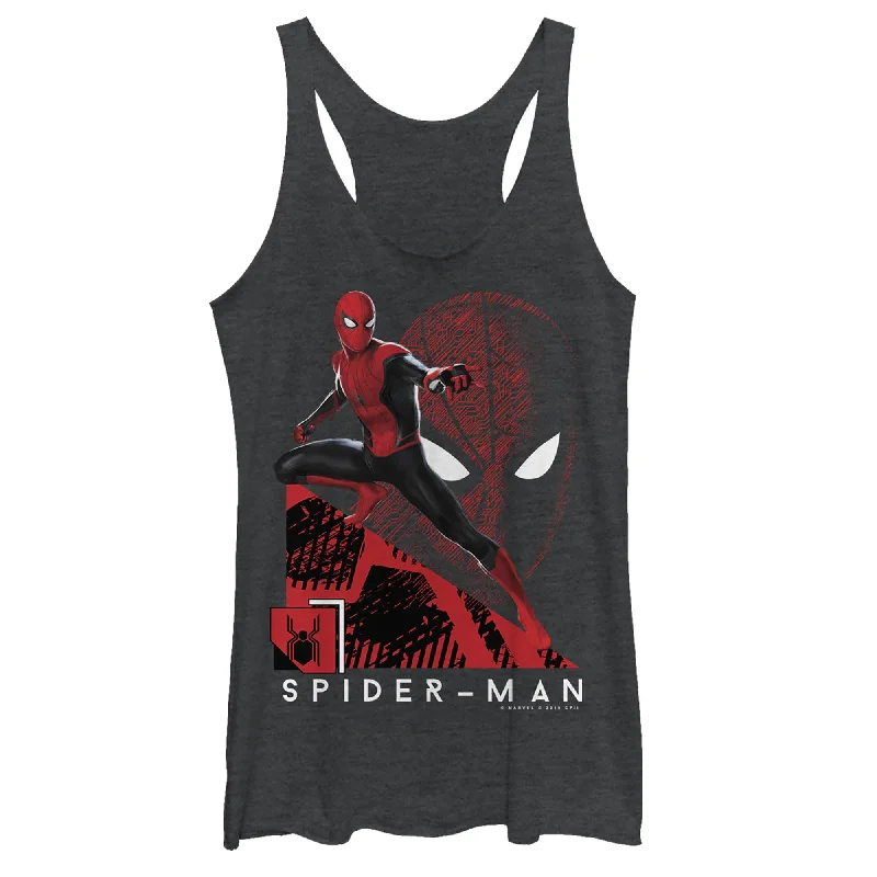 Women's Marvel Spider-Man: Far From Home High Tech Racerback Tank Top flexible tank top