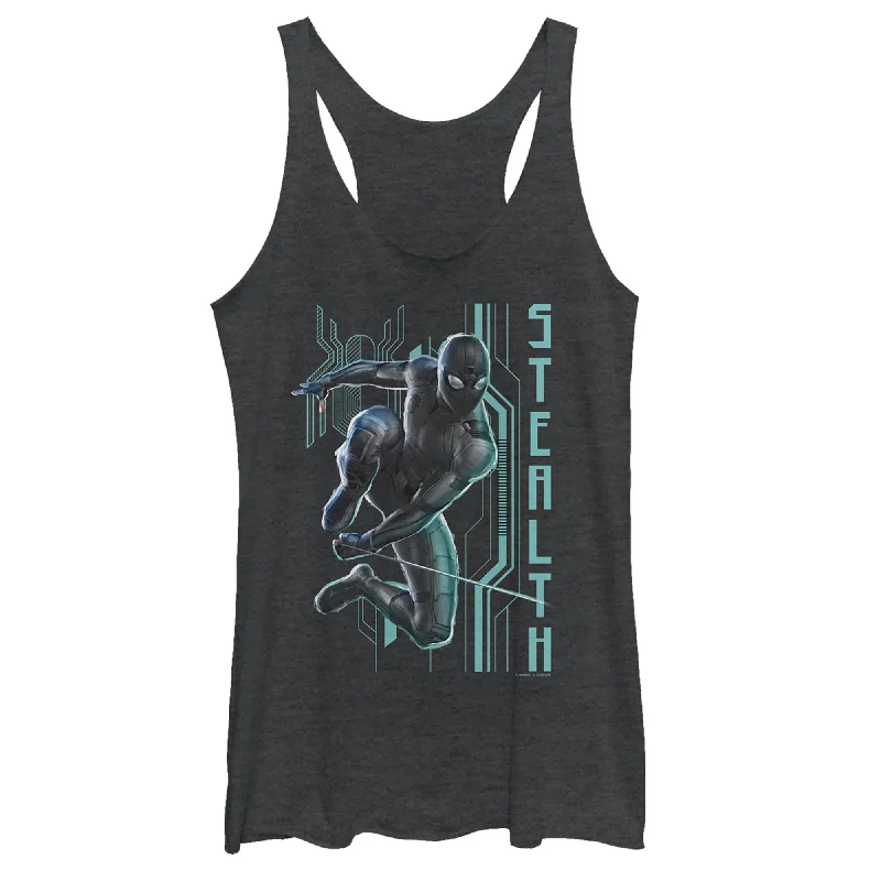 Women's Marvel Spider-Man: Far From Home Stealth Tech Racerback Tank Top layering tank top
