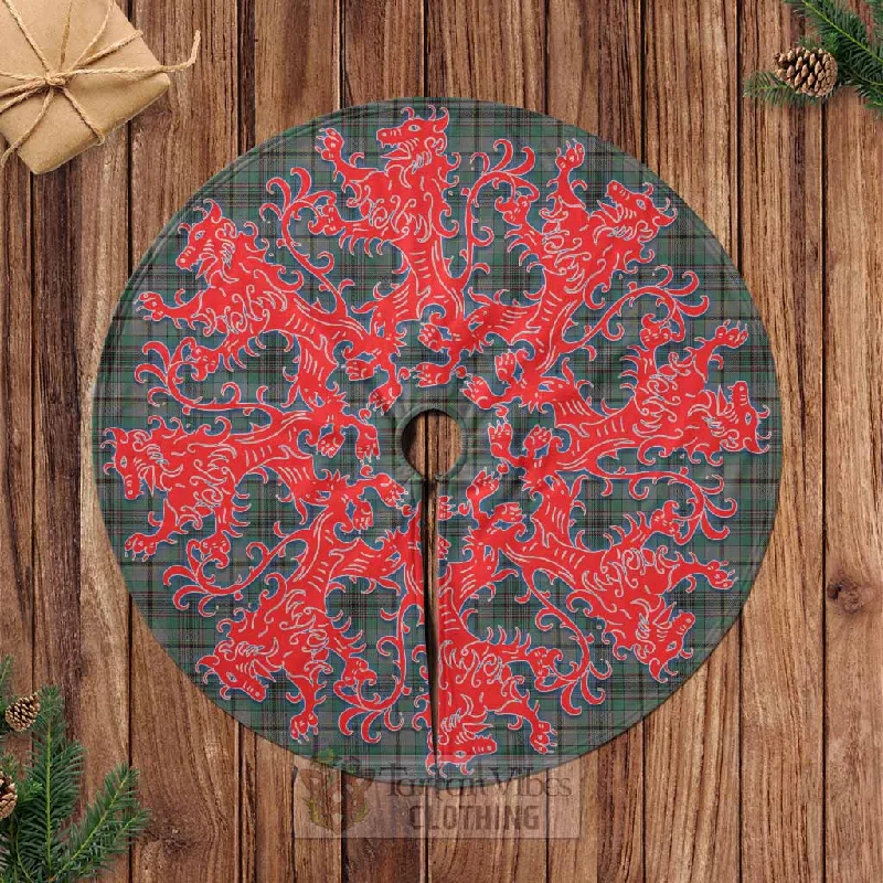 Craig Tartan Christmas Tree Skirt Lion Rampant Style denim skirt casual
