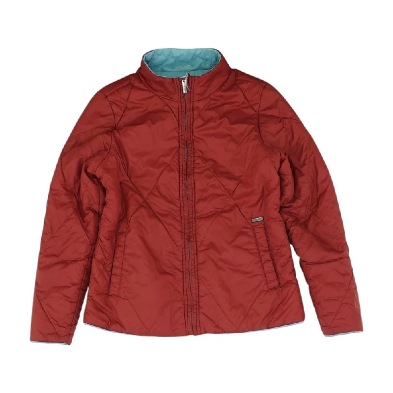 Red Solid Puffer Jacket Quilted Jacket Puffer Jacket Insulated Jacket
