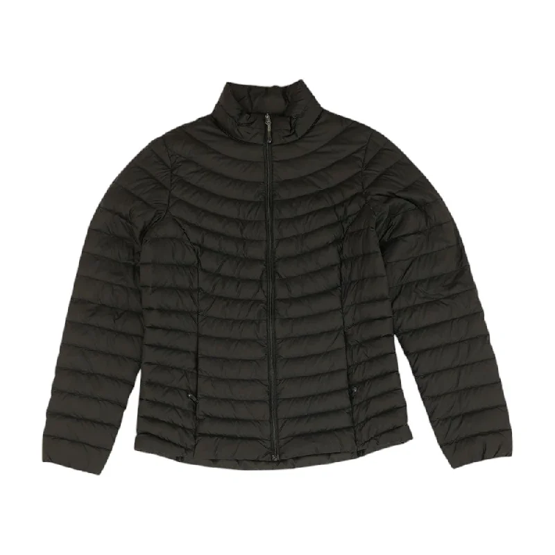 Black Solid Puffer Jacket Print Jacket Jacquard Jacket Patchwork Jacket