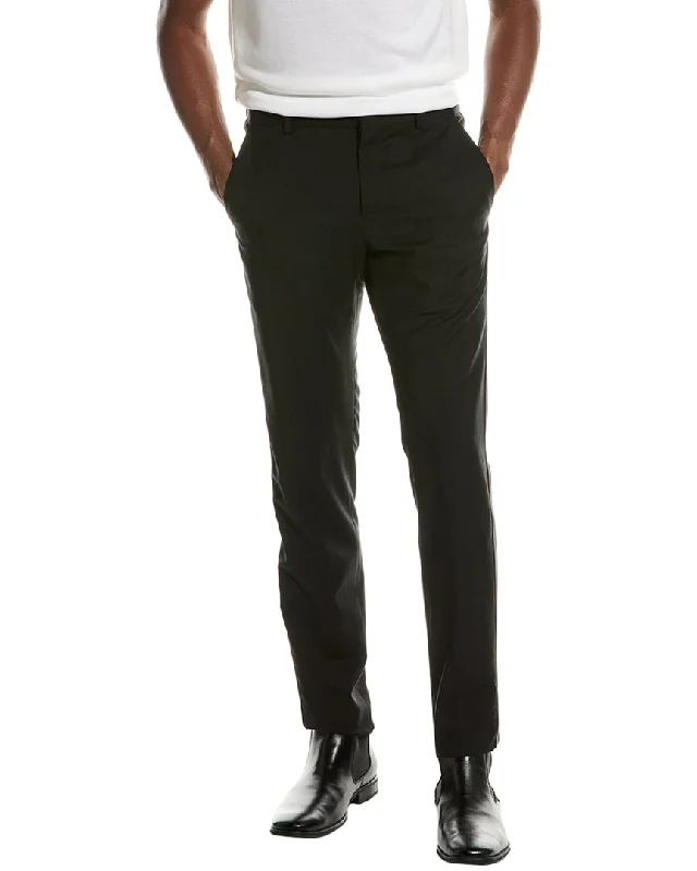 Valentino Wool & Mohair-Blend Pant Soft Stretch Trousers
