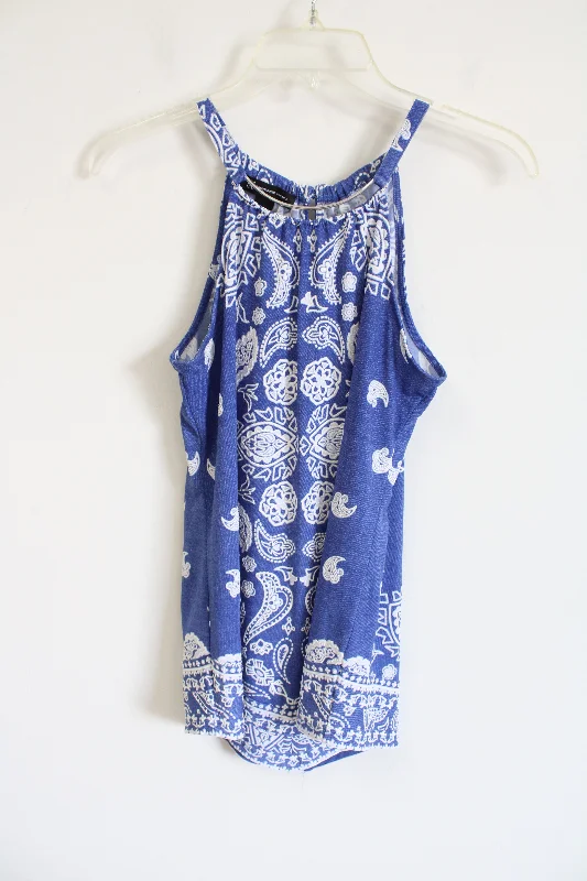 International Concepts Blue Tank Top | S baby blue tank