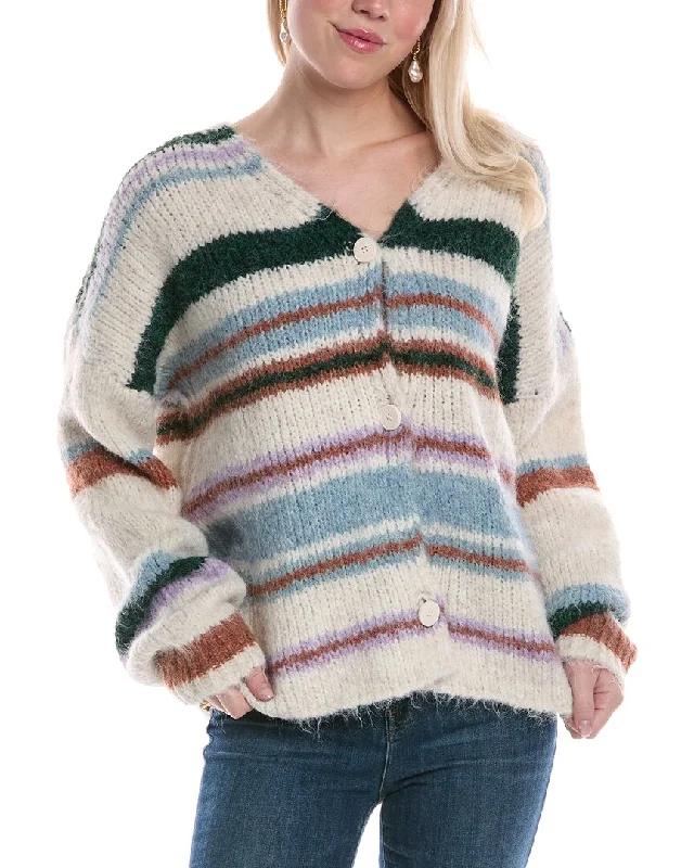 ANNA KAY Bethany Cashmere-Blend Cardigan Crew Neck V-Neck Turtle Neck