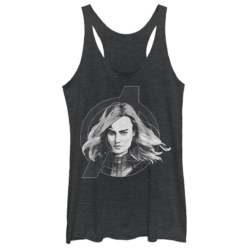 Women's Marvel Avengers: Endgame Captain Marvelscale Racerback Tank Top sexy tank top