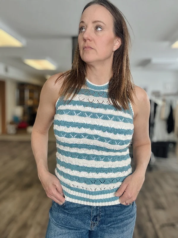 ELAN Sunny Tank flirty tank top