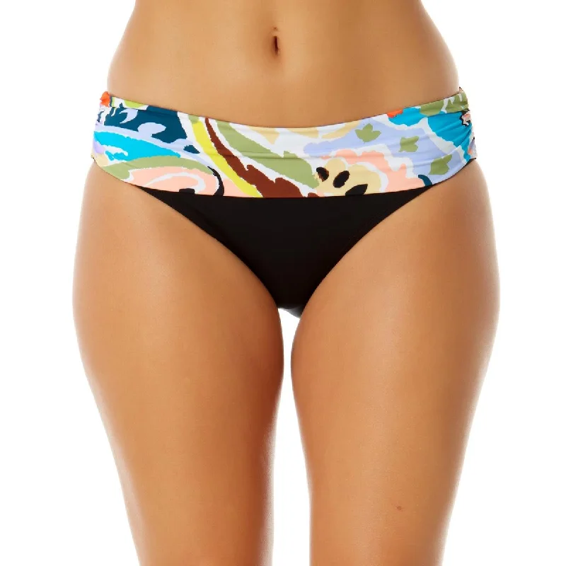 Anne Cole Womens Printed Fold-Over Swim Bottom Separates Sexy Two-Piece Set
