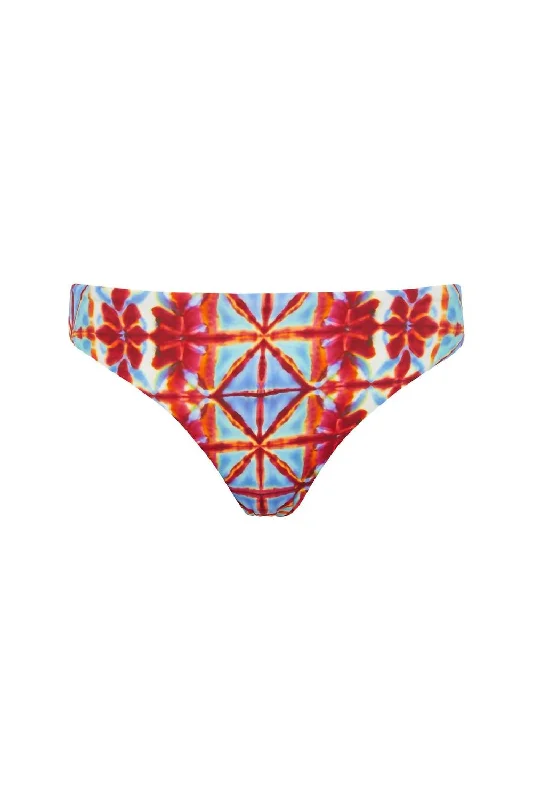 Elle Swim Bottom In Sea Glass Classic Monokini Design