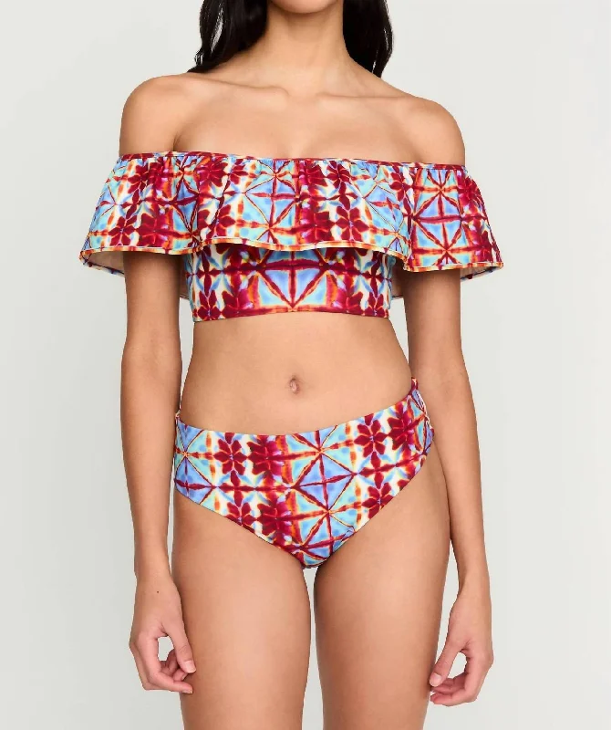 Emily Swim Top In Sea Glass Two-Piece Beachwear