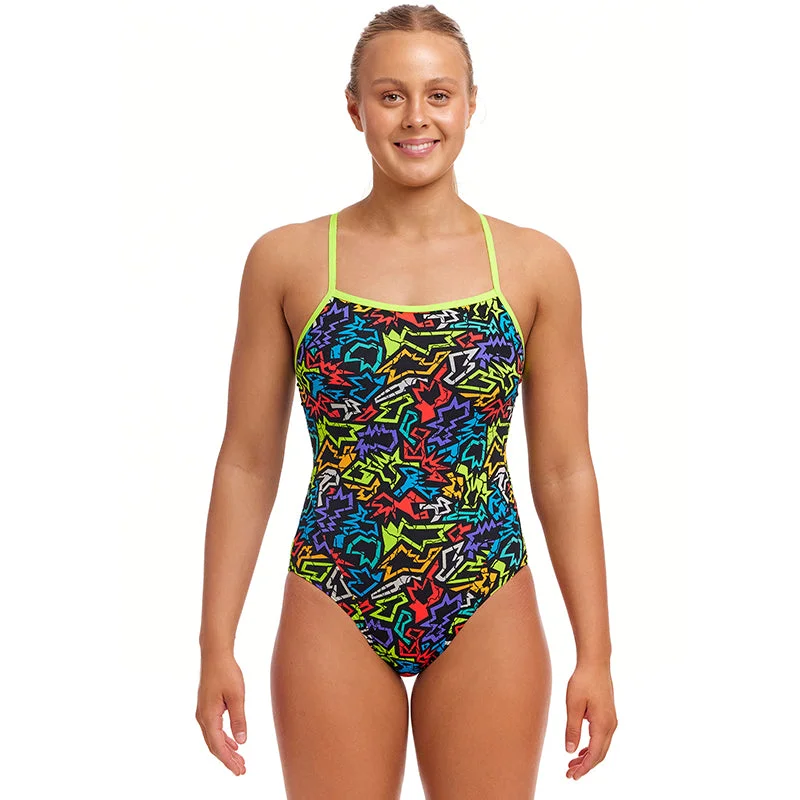 Funkita - Funk Me - Ladies Eco Swim Secure One Piece Flirty Ruffle Swimsuit
