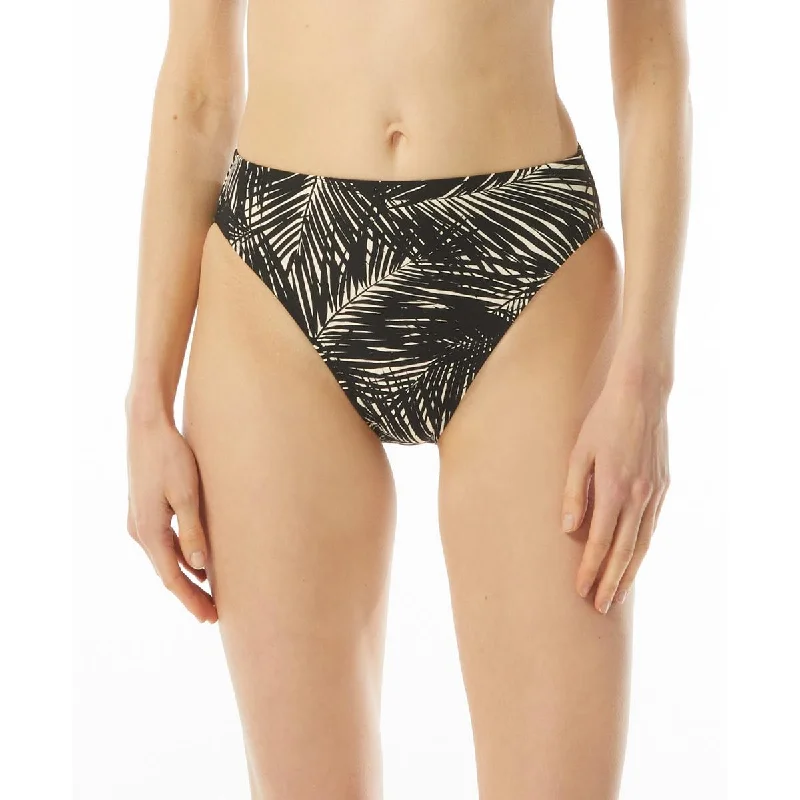 MICHAEL Michael Kors Womens Printed High-Waist Swim Bottom Separates Quick-Dry Tankini