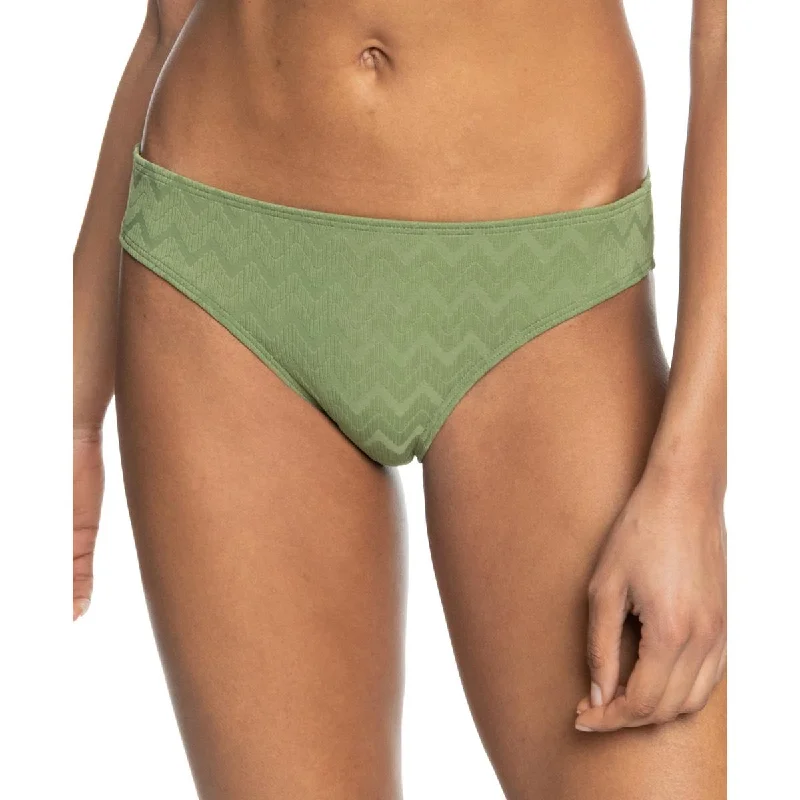 Roxy Womens Juniors Chevron Hipster Swim Bottom Separates Tropical Print Bikini