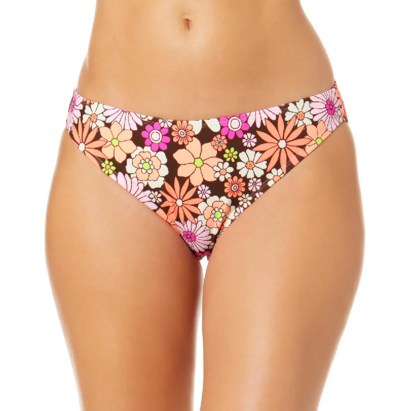 Salt + Cove Womens Juniors Floral Print Hipster Swim Bottom Separates Chic Swimsuit Cover-Up