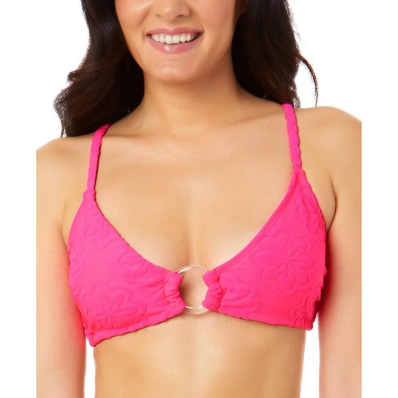 Salt + Cove Womens Juniors Terry Cloth O-Ring Bikini Swim top Stylish Cover-Up Set