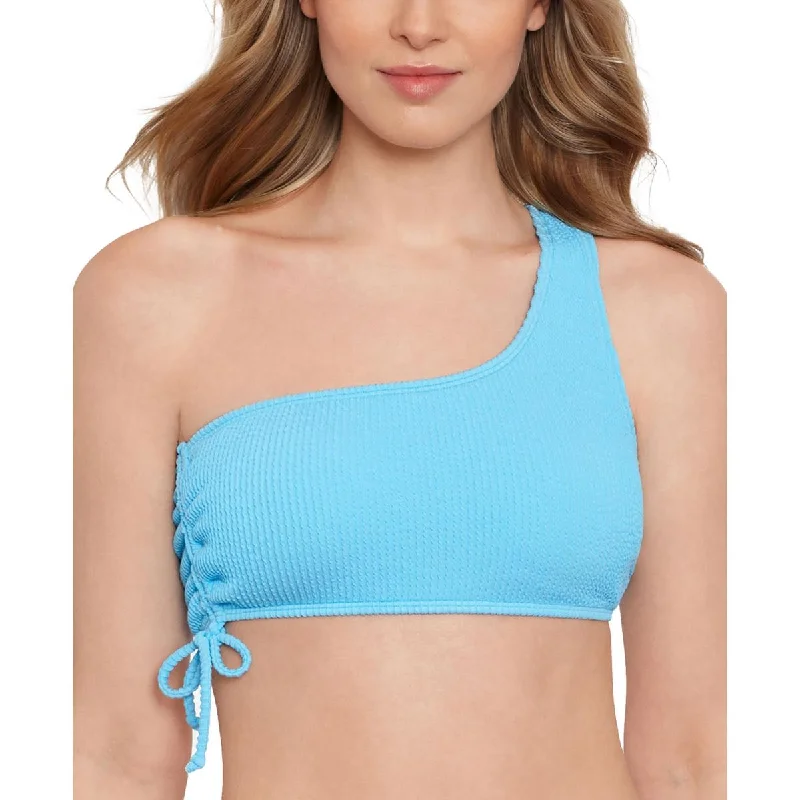 Salt + Cove Womens Ribbed Bikini Swim top Classic Sporty Swimsuit
