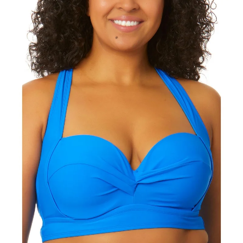 Salt + Cove Womens Solid Underwire Bikini Swim top Summer Ready Swimsuit