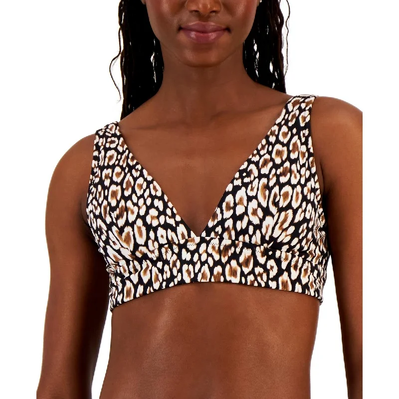 Tommy Bahama Womens Printed V-Neck Bikini Swim top Stylish Cover-Up Set