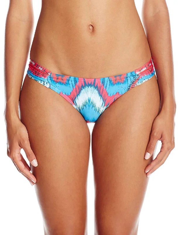 Women Mumbai Fanned Full Bikini Bottom Swimwear In Multi Mesh Swimsuit Top