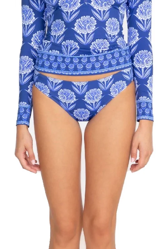 Yao Hipster Swimwear In Multi Push-Up Bikini Top