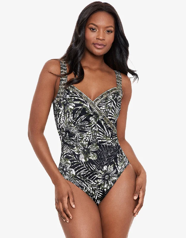 Zahara Sanibel Swimsuit - Black Lace-Detail Bikini Set