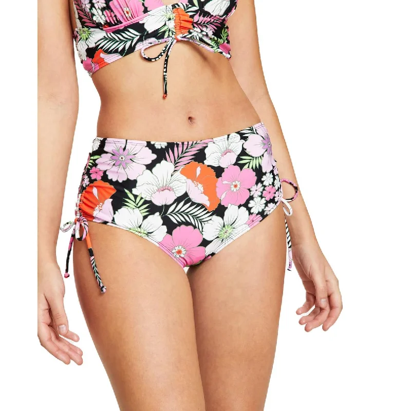 Salt + Cove Womens Juniors Side Tie High Waist Swim Bottom Separates Bold Swimsuit Design